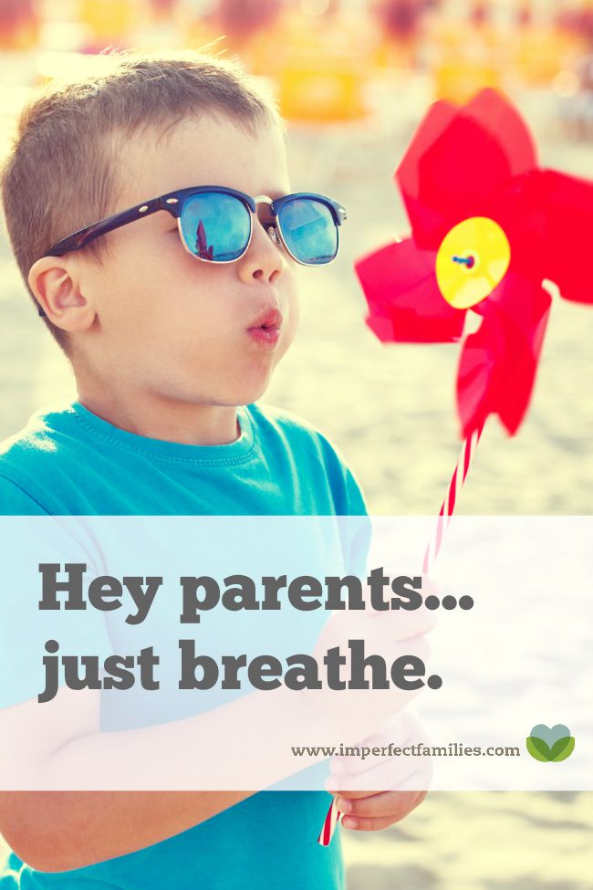 Hey stressed out mom! Frustrated parents. Overwhelmed caregivers. Just breathe. No really. Try it now! 