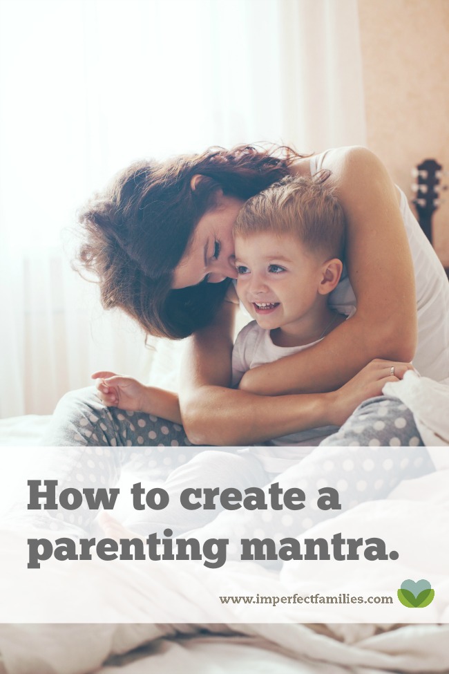 Do you have a parenting mantra? This simple phrase can help you stay calm, patient, and present parent. It's simple. Create a parenting mantra today.