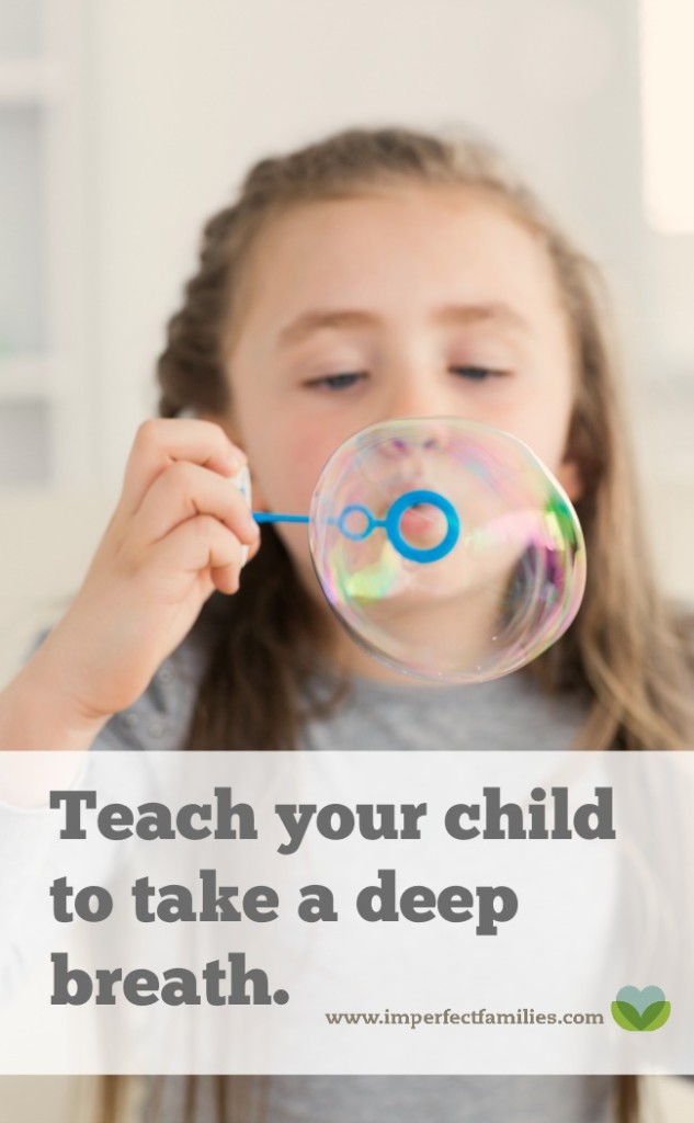 Instead of telling your kids to "calm down," teach them how to take a deep breath using these 5 simple tips!