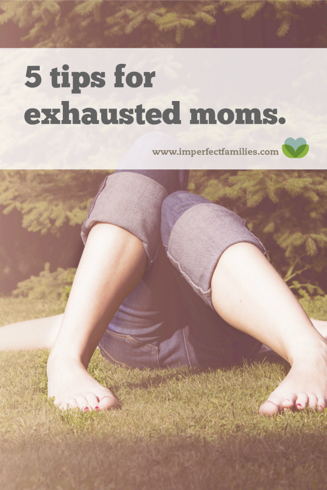 Sometimes you are so exhausted even an extra cup of coffee won't help. Here are some tips for moms to help you parent well through the exhaustion.