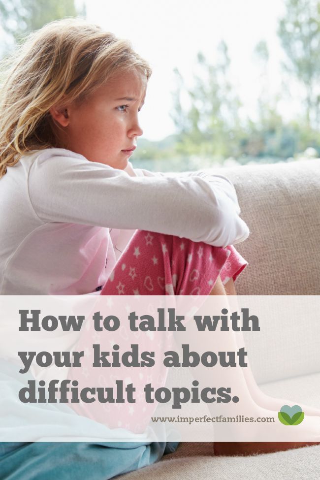 Talking to kids about difficult topics is no easy task for parents. From bombings, kidnappings to health scares and death. Here are some tips to get you started.