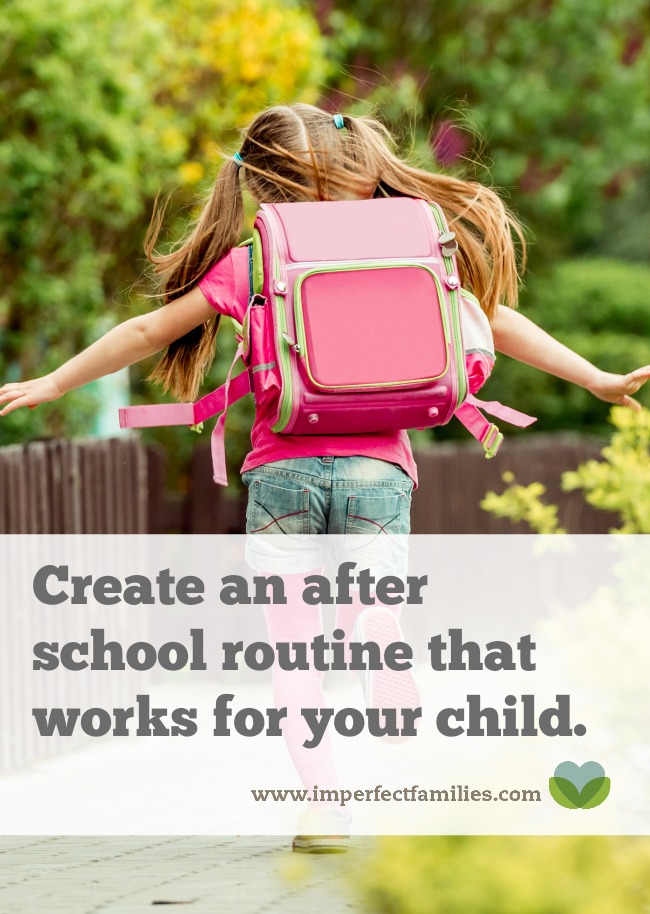 Use these tips to create an after school routine that works for both you and your child!