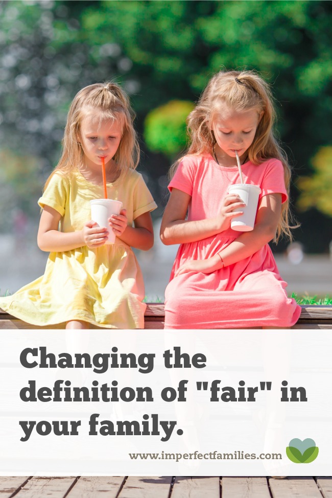 Instead of trying to make everything equal between your kids, change the definition of fair so each child gets what they need.