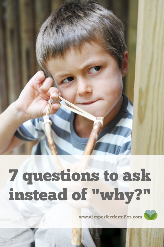 Ask your kids "why" they did something, you're going to hear "I don't know." Get some answers by asking these 7 questions instead.
