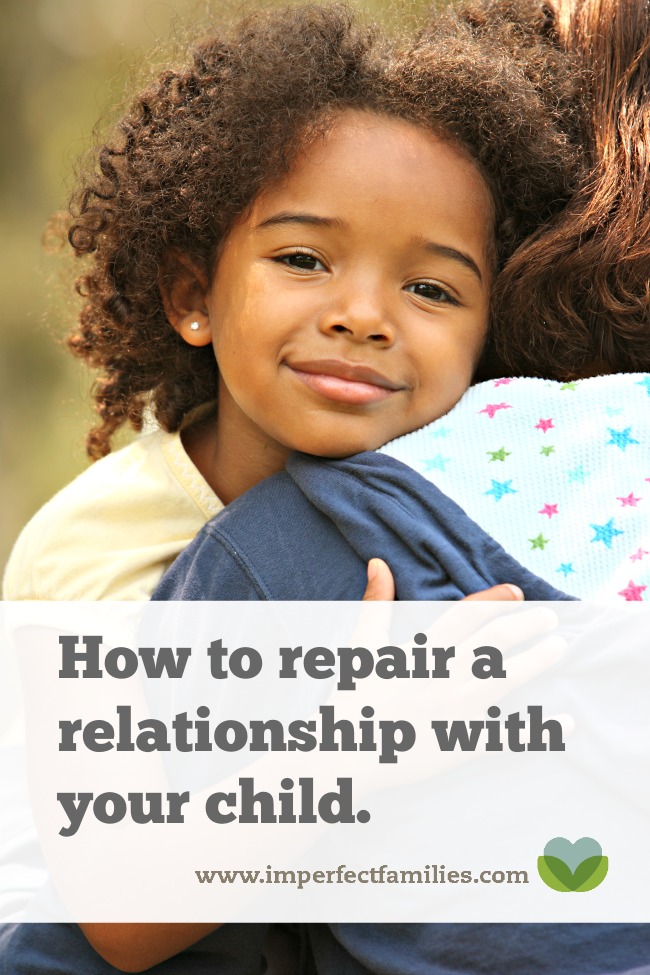 If you're feeling distant from your child, learn how to repair the relationship using these tips.