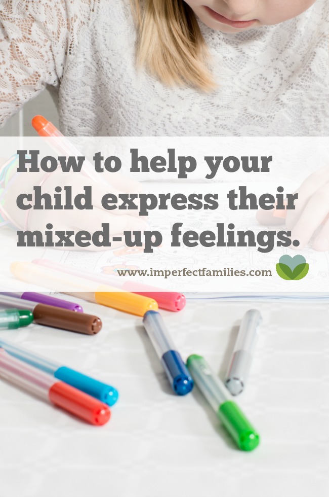 Using art and color can help your child identify and express their feelings! Build emotional intelligence and help your child understand their mixed up feelings!