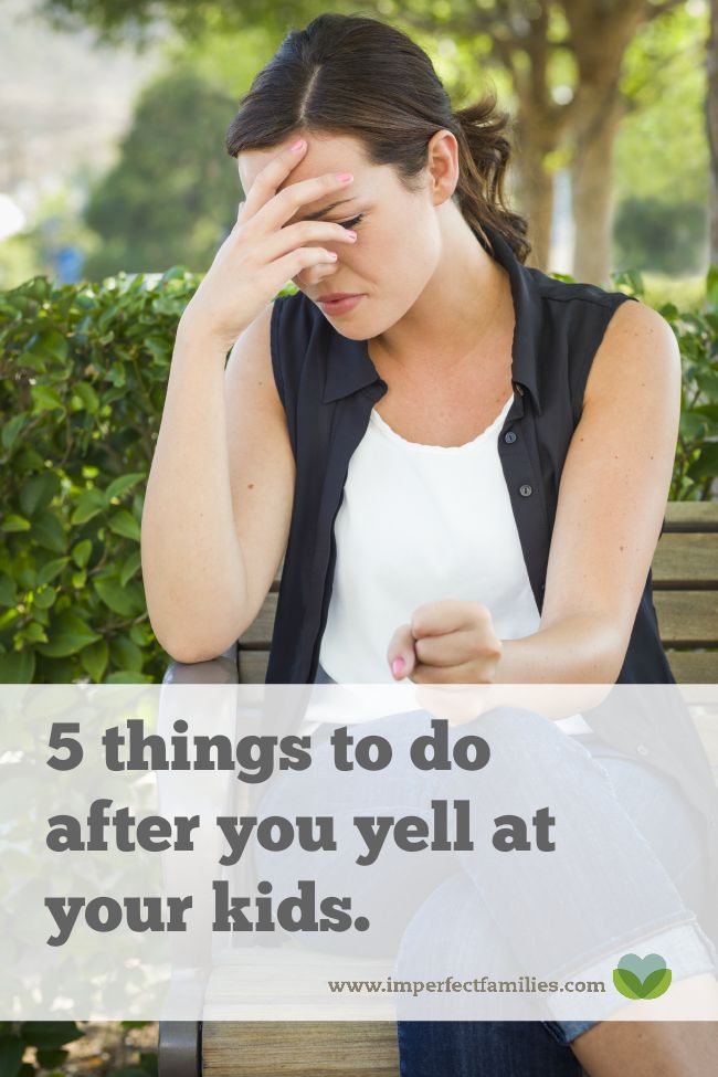 You just yelled at your kids. Again. Instead of feeling like a failure, here are 5 things to do after you yell at your kids that repair the relationship and model taking responsibility.