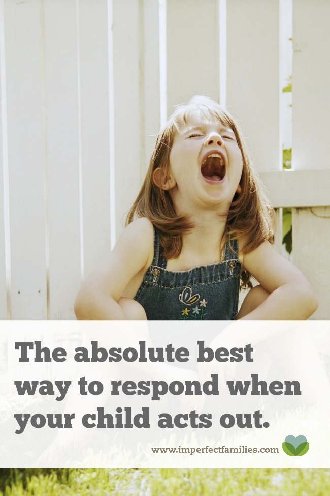 This one response can change the mood in your house immediately! If your child has been acting out, yelling, screaming, or having tantrums and meltdowns!, give this response a try