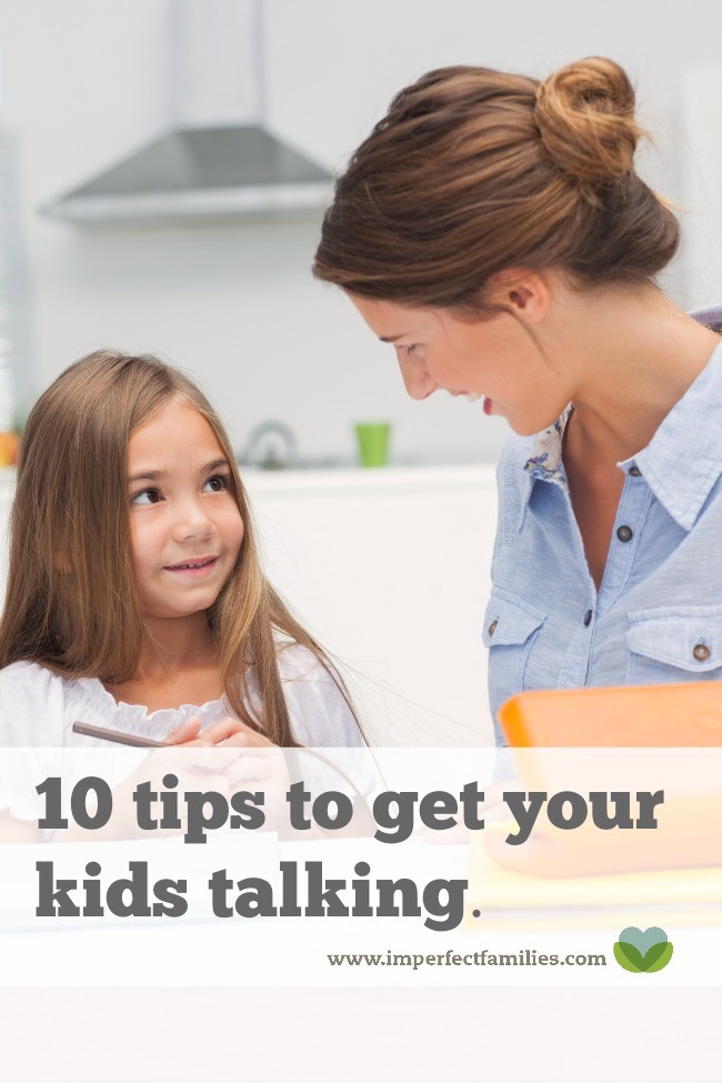 If you're struggling to get your kids to open up, check out these 10 tips to get your kids talking!