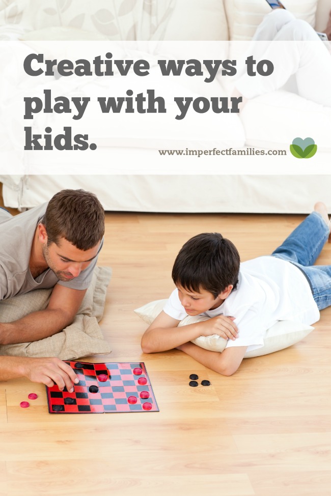 If the though of playing with your kids makes you cringe, think outside the board game! Try these creative ways to connect with your kids: cooking, classes, crafts and more!
