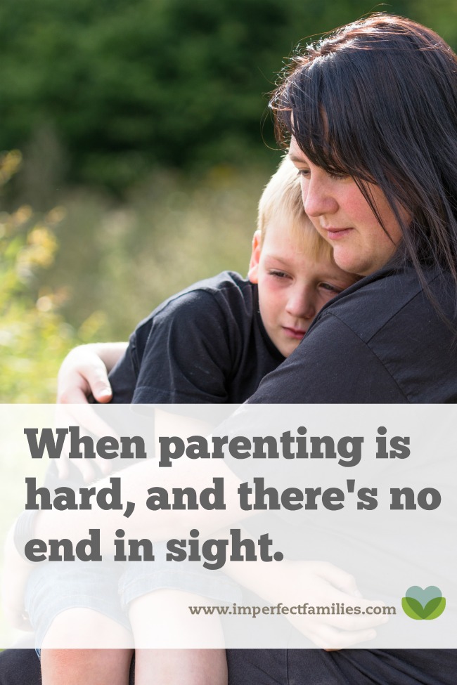 How to parent through the hard times. Is your child struggling with anger, anxiety, tantrums, meltdowns, or other challenging behaviors? Sometimes it feels like there's no end in sight. Here's some encouragement.