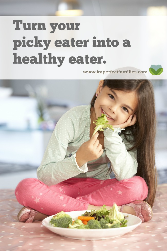 Mealtime battles with a picky eater can be quite a challenge! Learn some simple tricks to turn your picky eater into a healthy eater! 