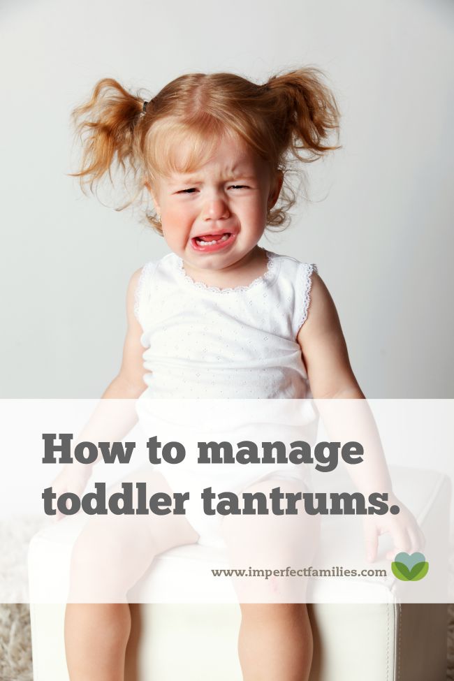 Tips for managing toddler tantrums. Plus, tips for preventing future tantrums, alternatives to punishment and ways to help your child through big feelings.