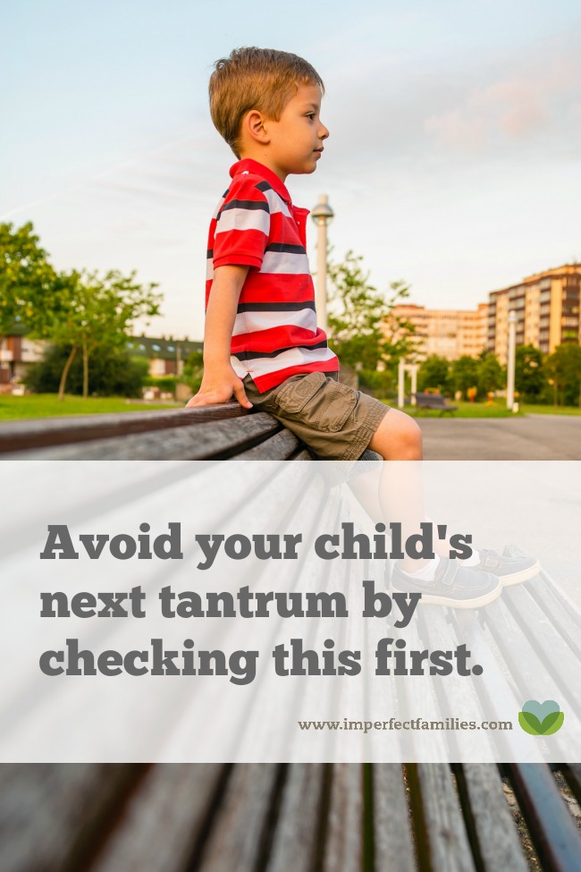 Knowing this one thing may help you avoid your child's next tantrum. Learn what to look for and what options you have on those difficult days.