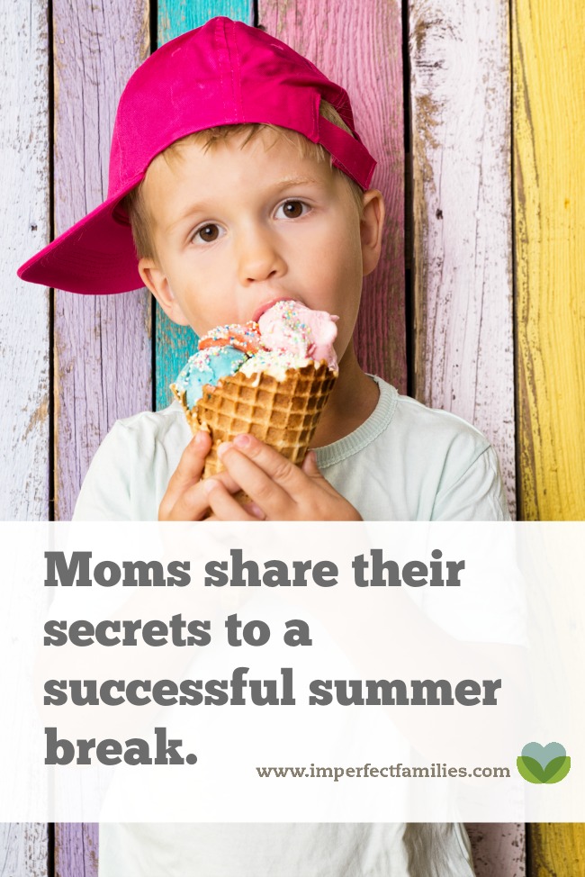 Kids off school for summer vacation? Use these tips from moms who've been there to make your summer break a success!