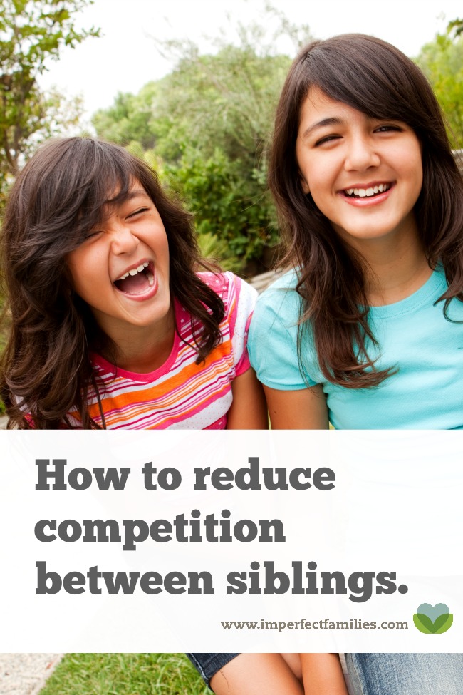 If you're tired of the arguments, and competitions, try these tips to reduce competition between siblings.