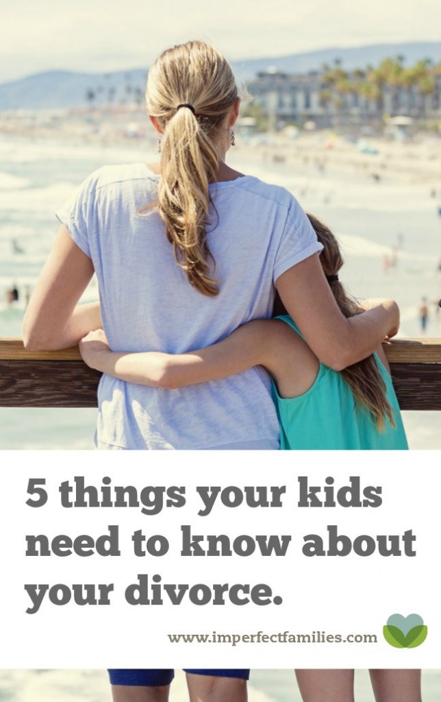 If you're going through a divorce or separation, there are 5 things your child needs to know (and 3 things they don't!) Written by a marriage and family therapist.