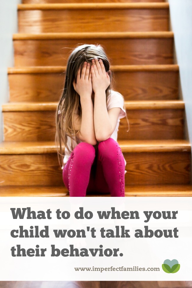 10 tips to use when your child avoids taking responsibility or talking about what they did wrong.