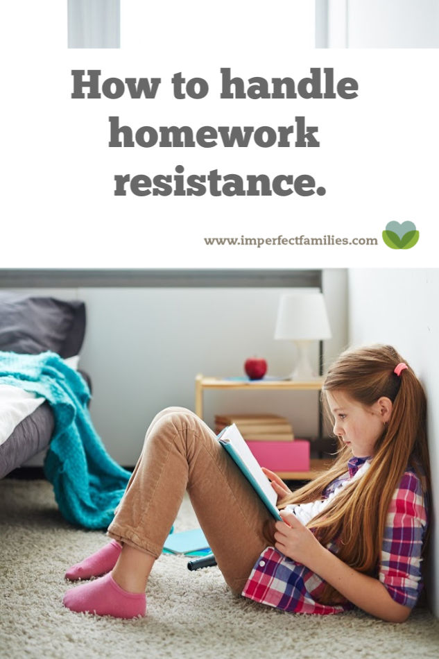 How to handle homework resistance with kids